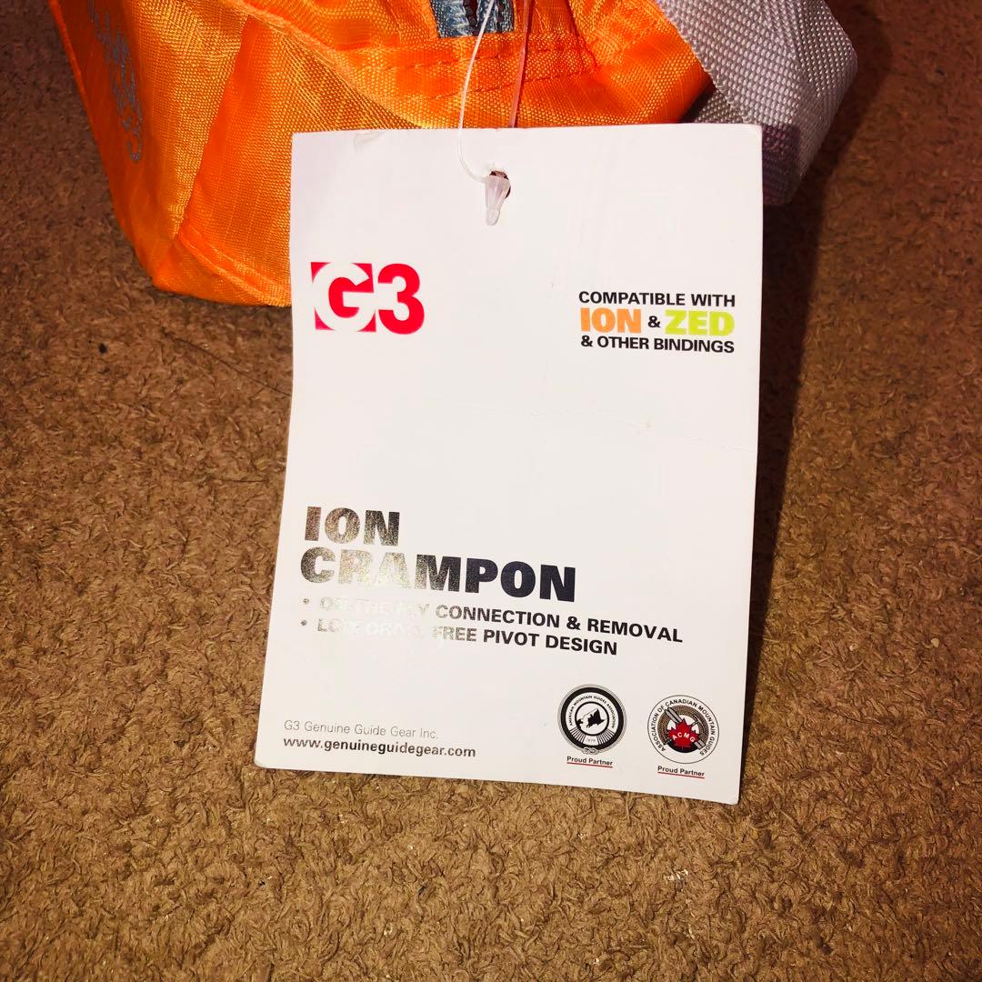 ★未使用★G3 ION CRAMPON クランポン スキーアイゼン 115mm