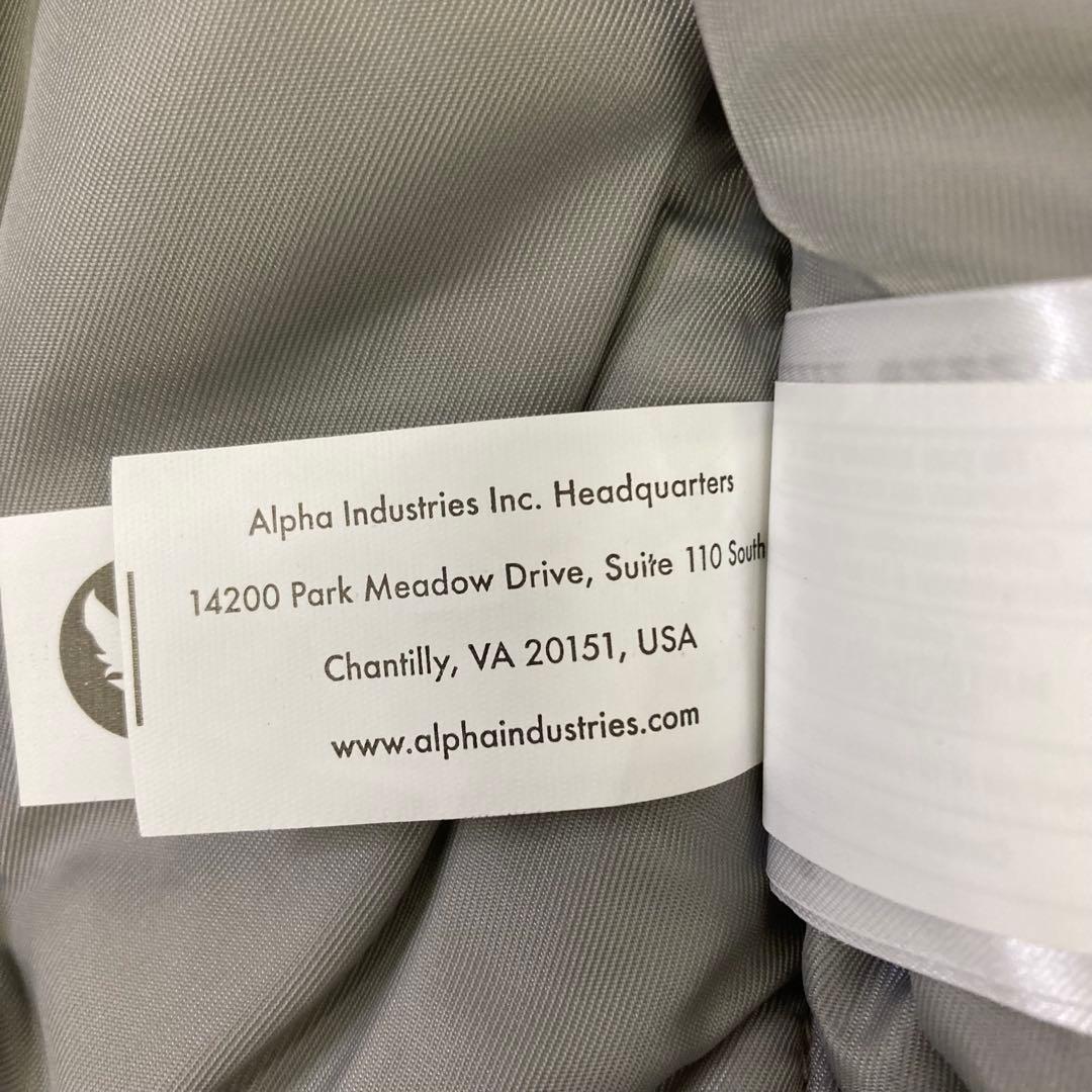 新品 ALPHA INDUSTRIES MA-1 フライトジャケット フード脱着