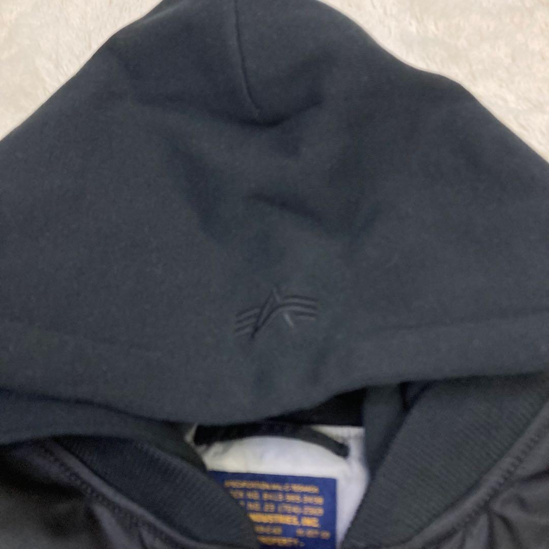 新品 ALPHA INDUSTRIES MA-1 フライトジャケット フード脱着