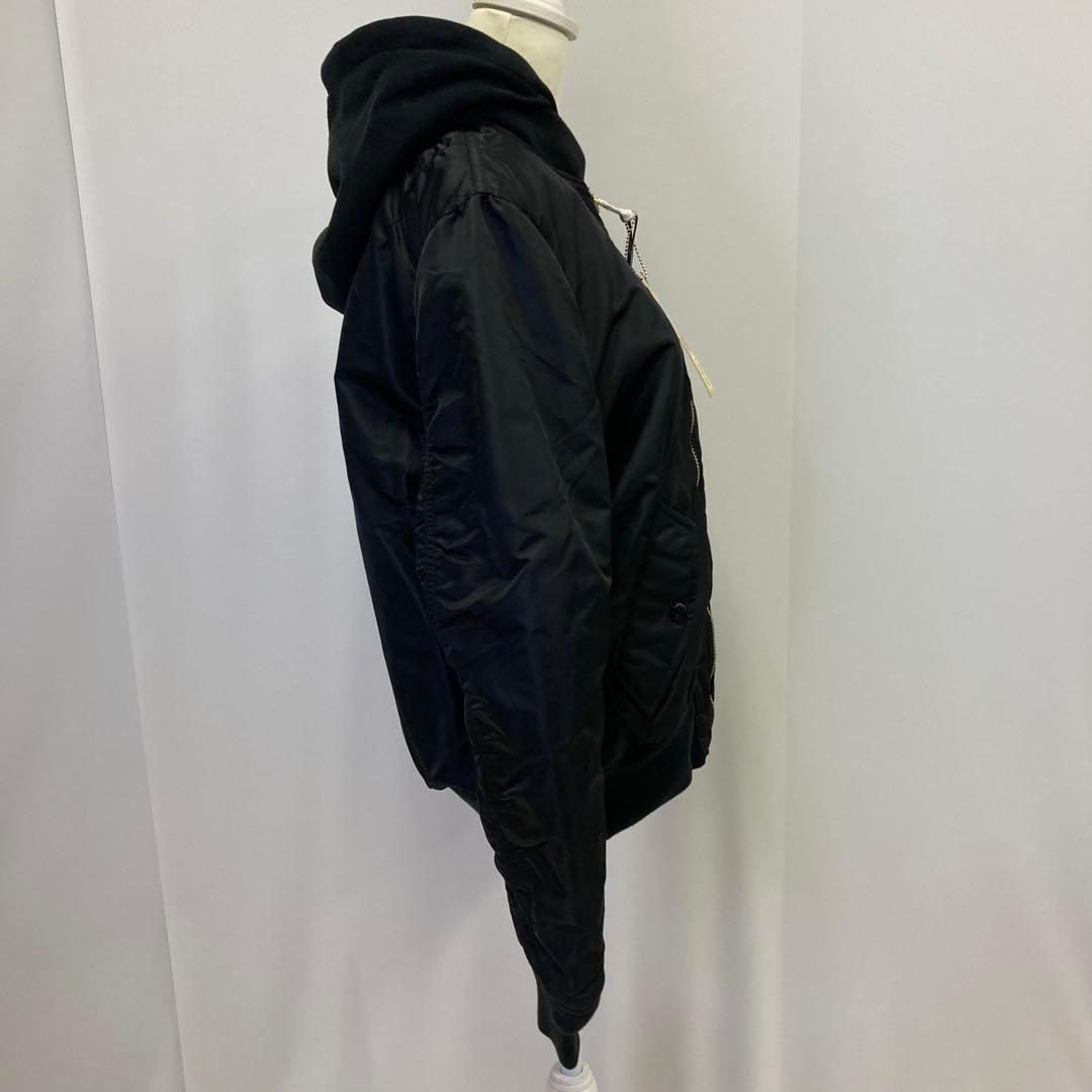 新品 ALPHA INDUSTRIES MA-1 フライトジャケット フード脱着