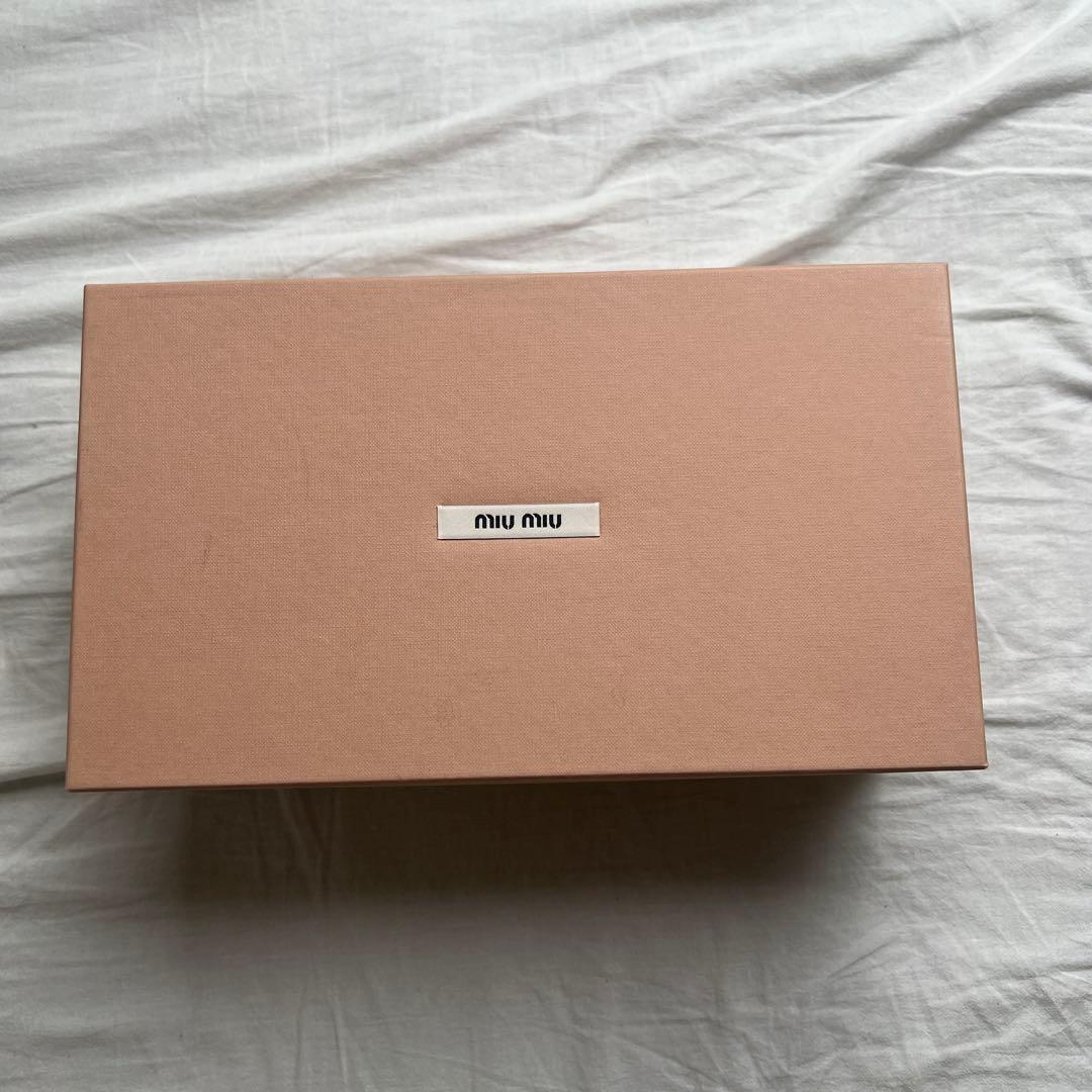 靴 miu miu mary jane patent flat shoes red