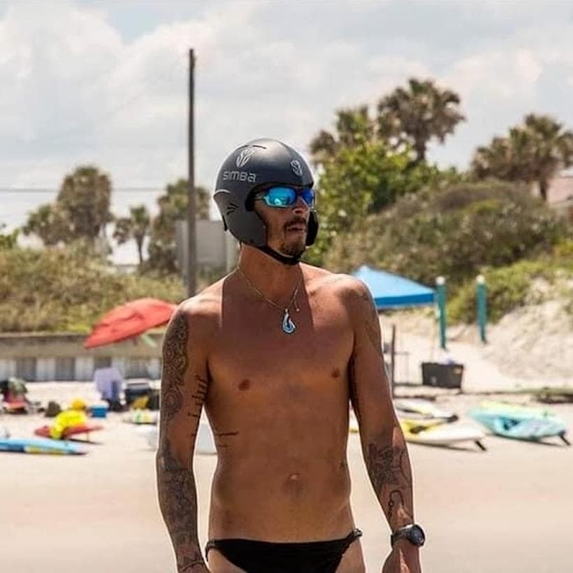 サーフィン・ボディボード Simba surf kite helmet Black - Size S