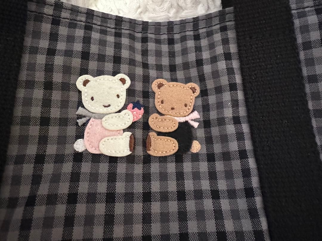 R*♡様 新品未使用　完売品　ファミリア　ショルダーバッグ　黒系チェック　西脇市