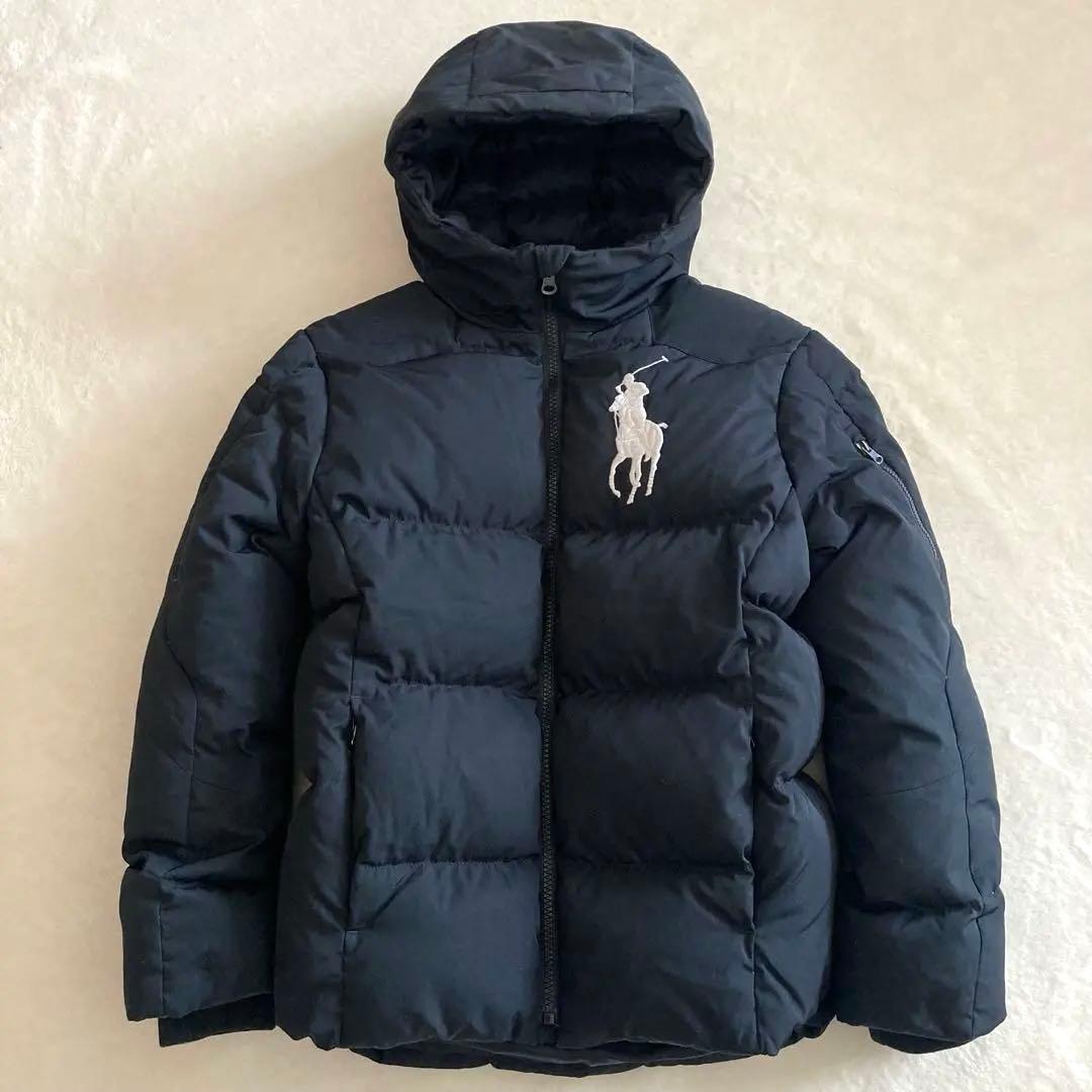 【美品】ポロ ラルフローレン ダウンジャケット キッズ 150cm ビッグポニー