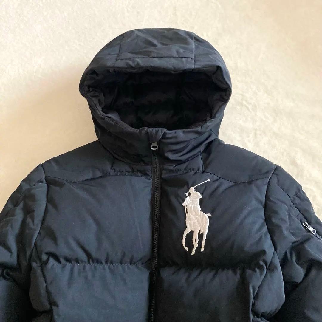 【美品】ポロ ラルフローレン ダウンジャケット キッズ 150cm ビッグポニー