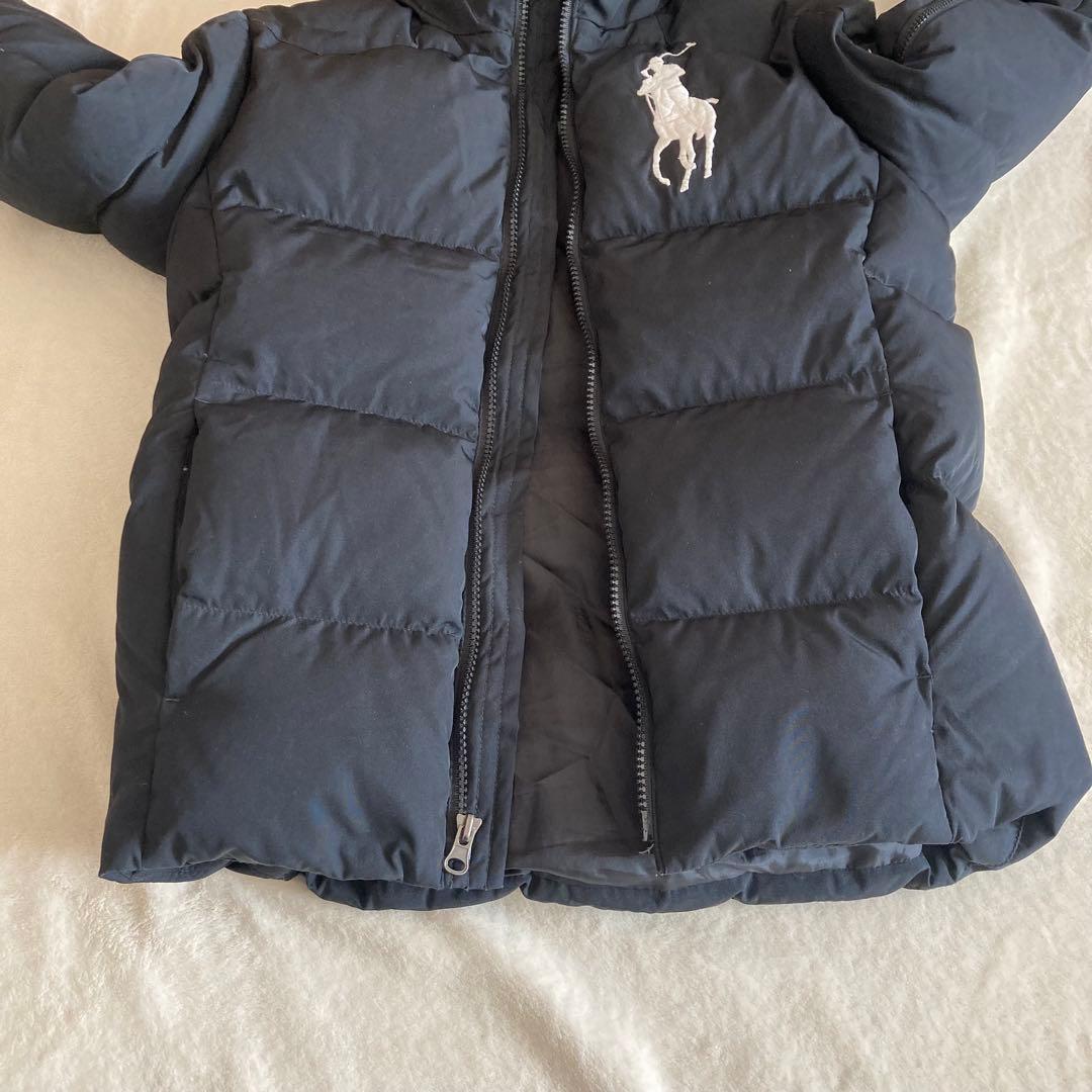 【美品】ポロ ラルフローレン ダウンジャケット キッズ 150cm ビッグポニー