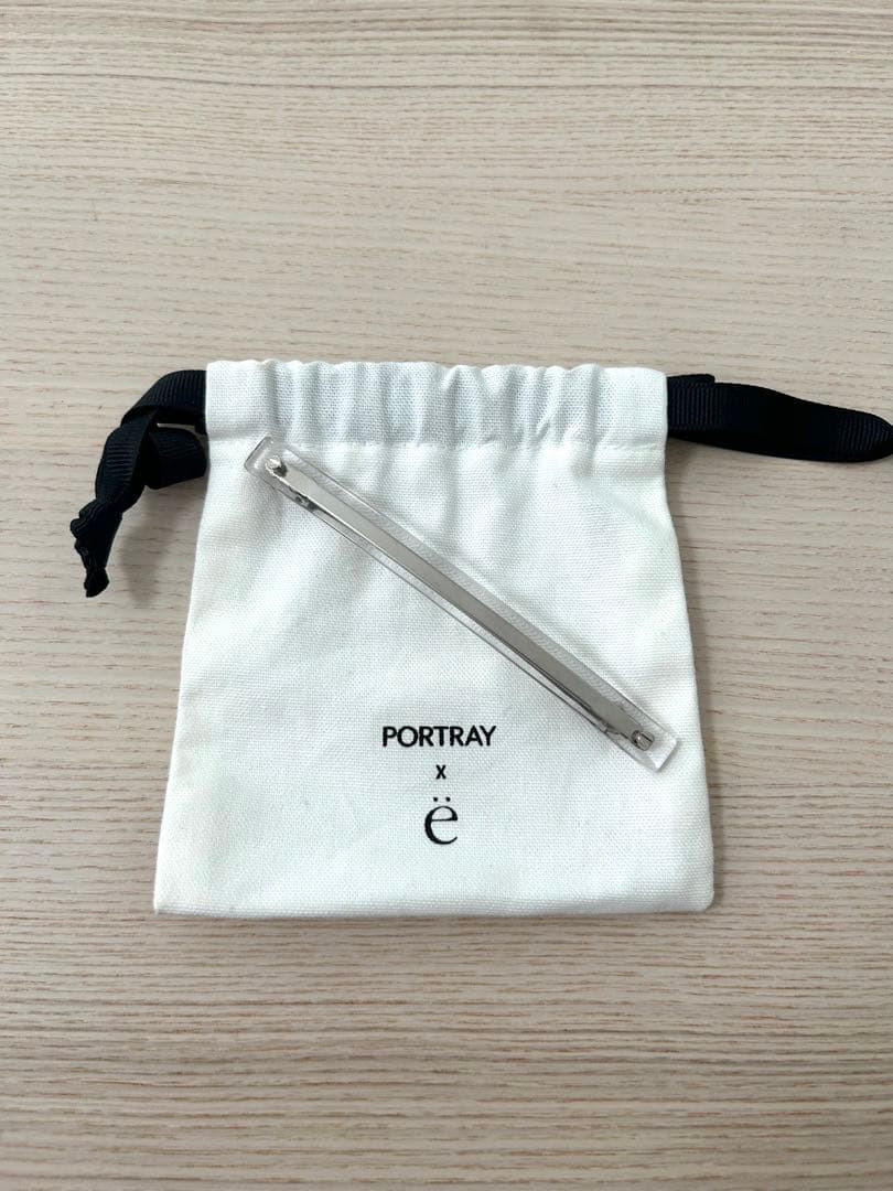 PORTRAY × yo biotop クリアバレッタ スキニー　アクリル