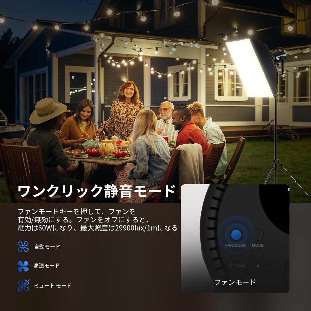 NEEWER CB200B PRO 210W COB LEDビデオライト