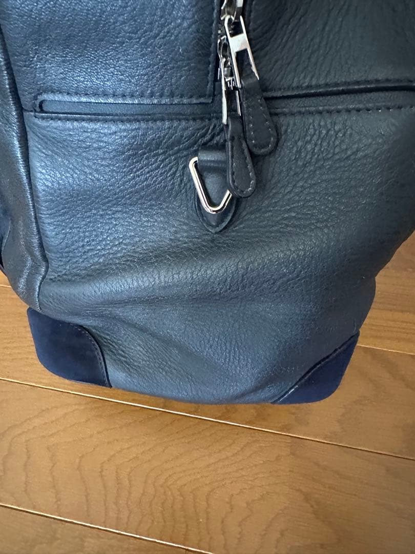 ロロピアーナ ボストンバッグ　ネイビー　未使用品！