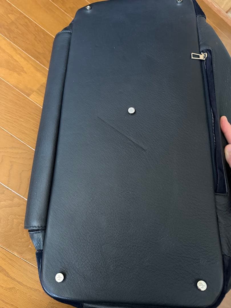 ロロピアーナ ボストンバッグ　ネイビー　未使用品！