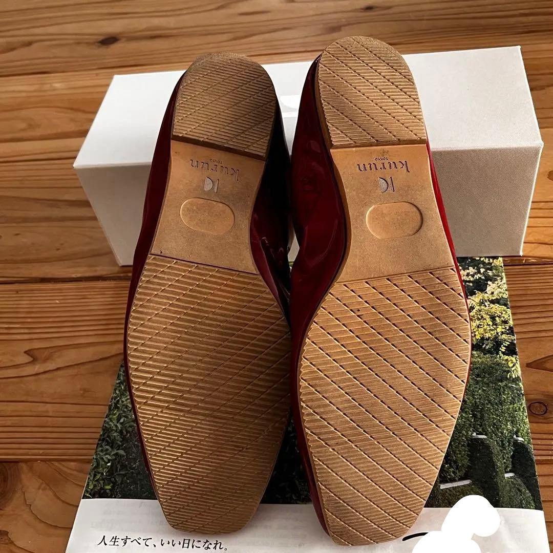 kurunTokyo Giselle エナメル レッド 26.5 美品