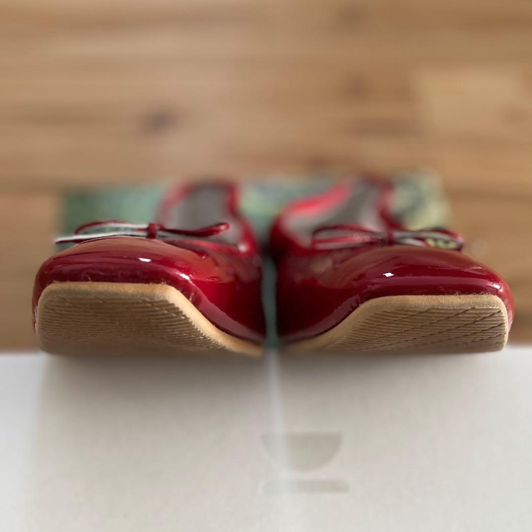 kurunTokyo Giselle エナメル レッド 26.5 美品