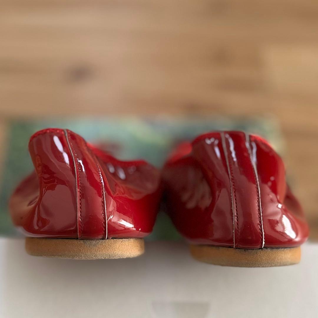 kurunTokyo Giselle エナメル レッド 26.5 美品