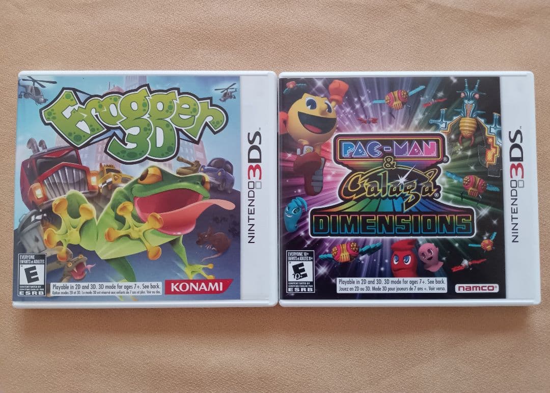 フロッガー　パックマン＆ギャラガディメンションズ　海外版　北米版　2枚セット