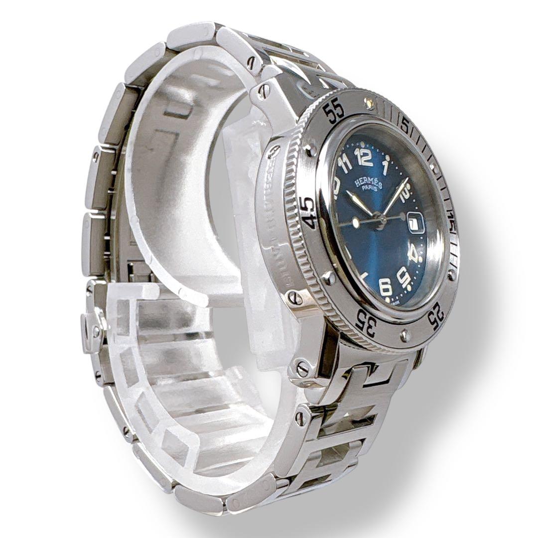 エルメス クリッパー ダイバー CL5.210 ネイビー QZ レディース 時計