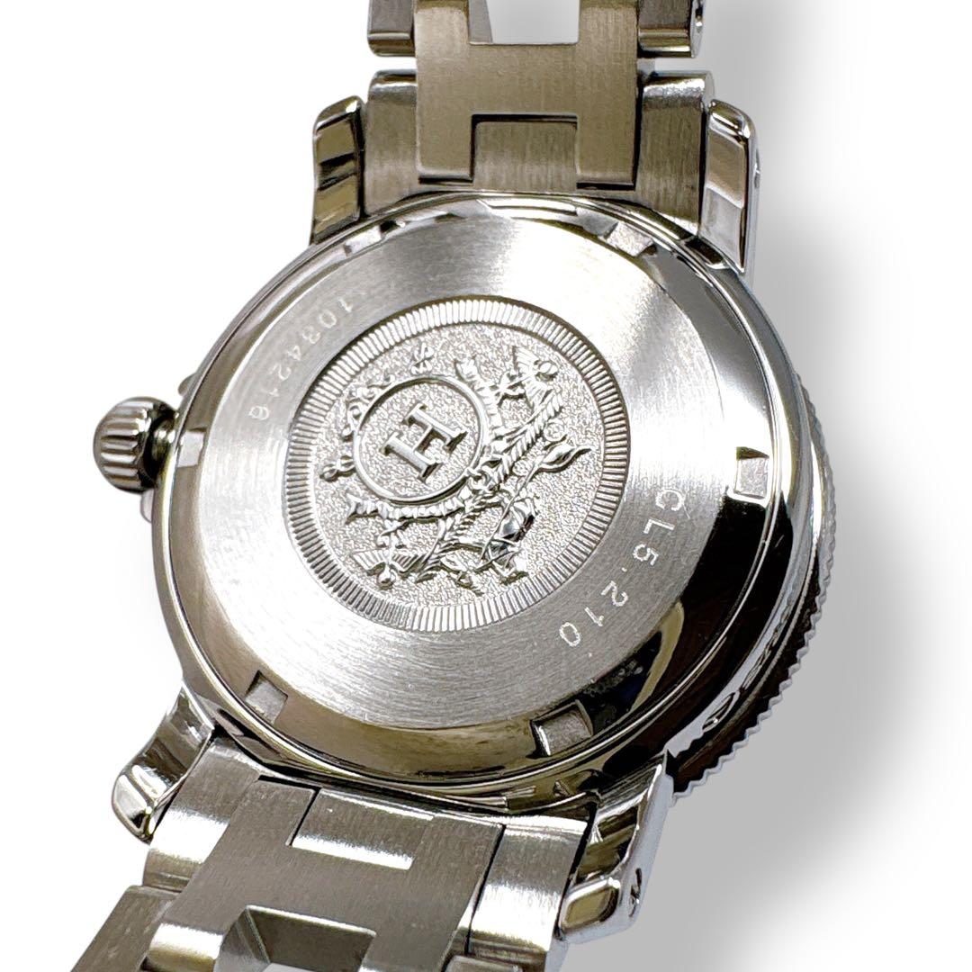 エルメス クリッパー ダイバー CL5.210 ネイビー QZ レディース 時計