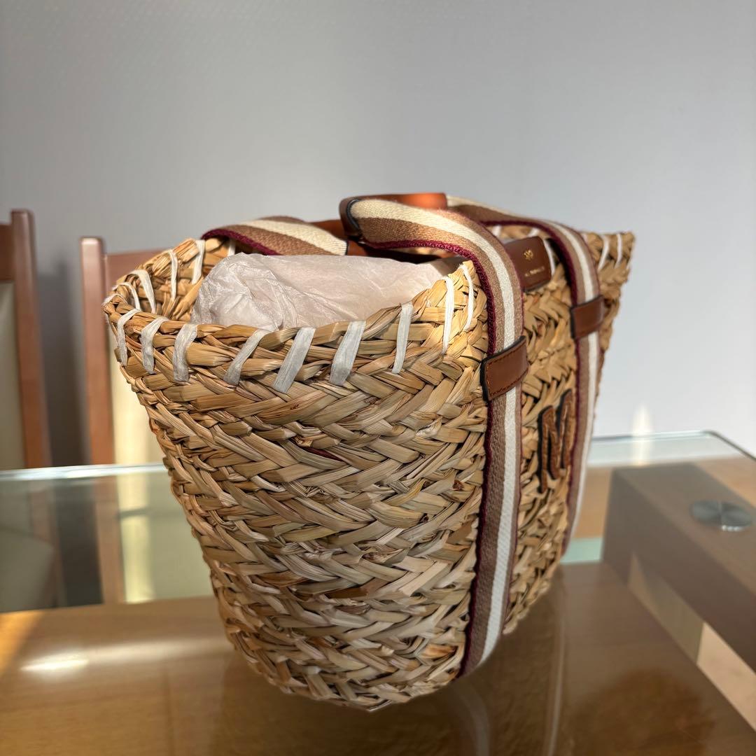 美品【アニヤハインドマーチ】バスケットスモール