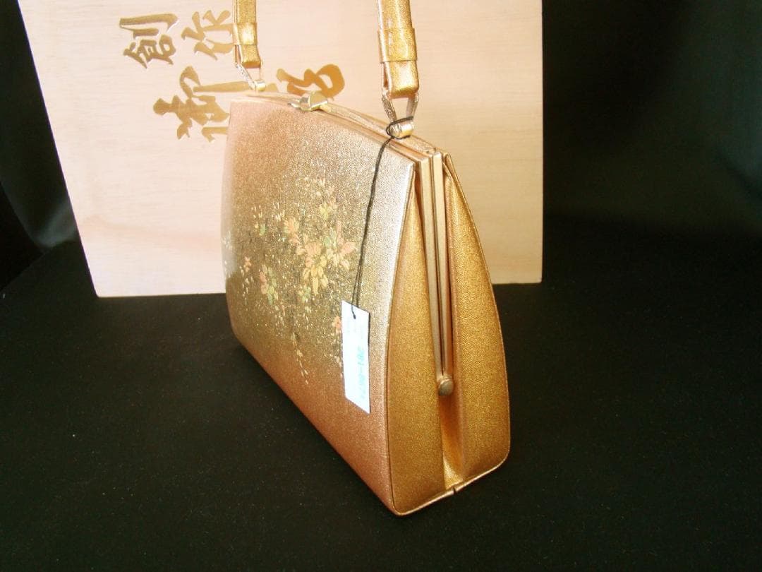 新品 訪問着・礼装用 本皮 草履・バッグ セット Zs1009