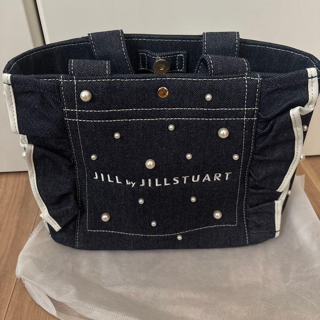JILL by JILLSTUART3Dパール フリルトート （インディゴ）