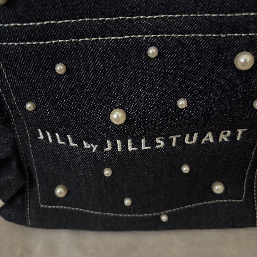 JILL by JILLSTUART3Dパール フリルトート （インディゴ）