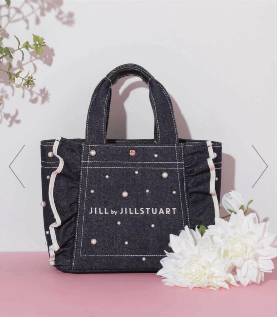 JILL by JILLSTUART3Dパール フリルトート （インディゴ）