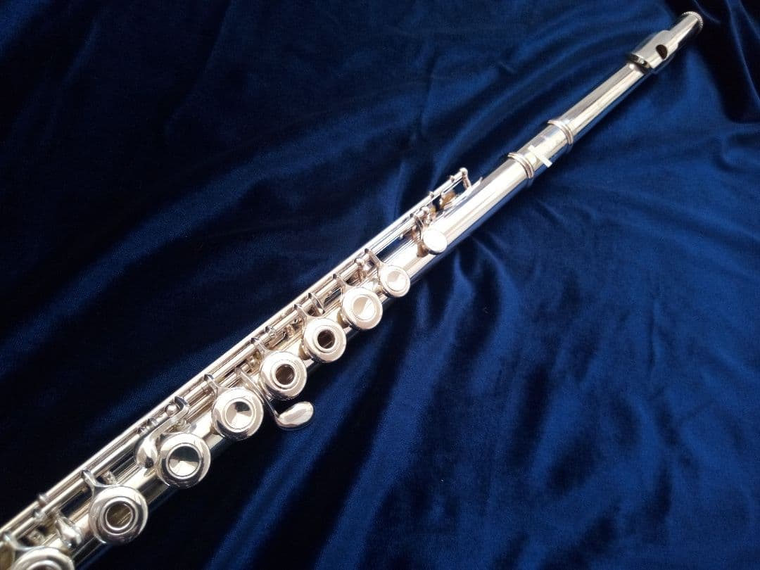 ♦オーバーホール済♦希少リングキー♦頭部管銀製♦サンキョウ　フルート　エチュード