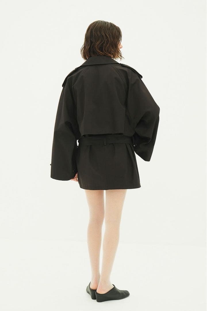 ジャケット・アウター CLANE OVER SHORT TRENCH COAT