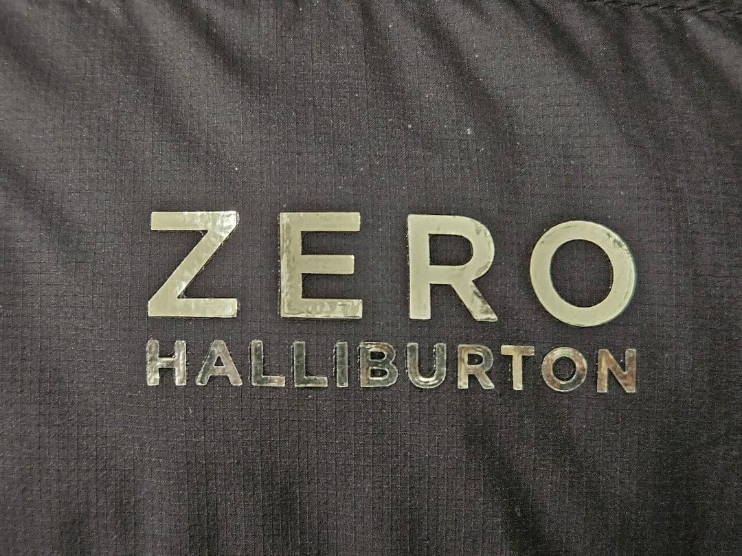 ゼロハリバートン　ハイブリッドパデットブルゾン上下セット　黒