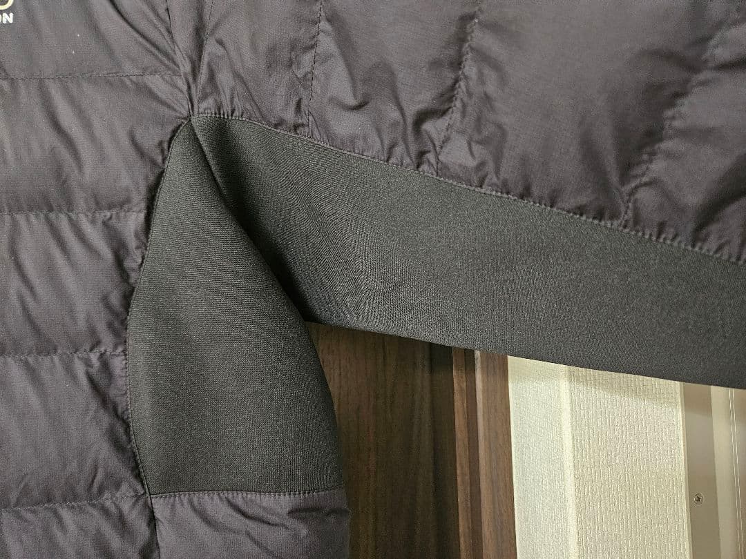 ゼロハリバートン　ハイブリッドパデットブルゾン上下セット　黒