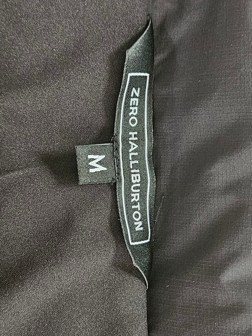 ゼロハリバートン　ハイブリッドパデットブルゾン上下セット　黒