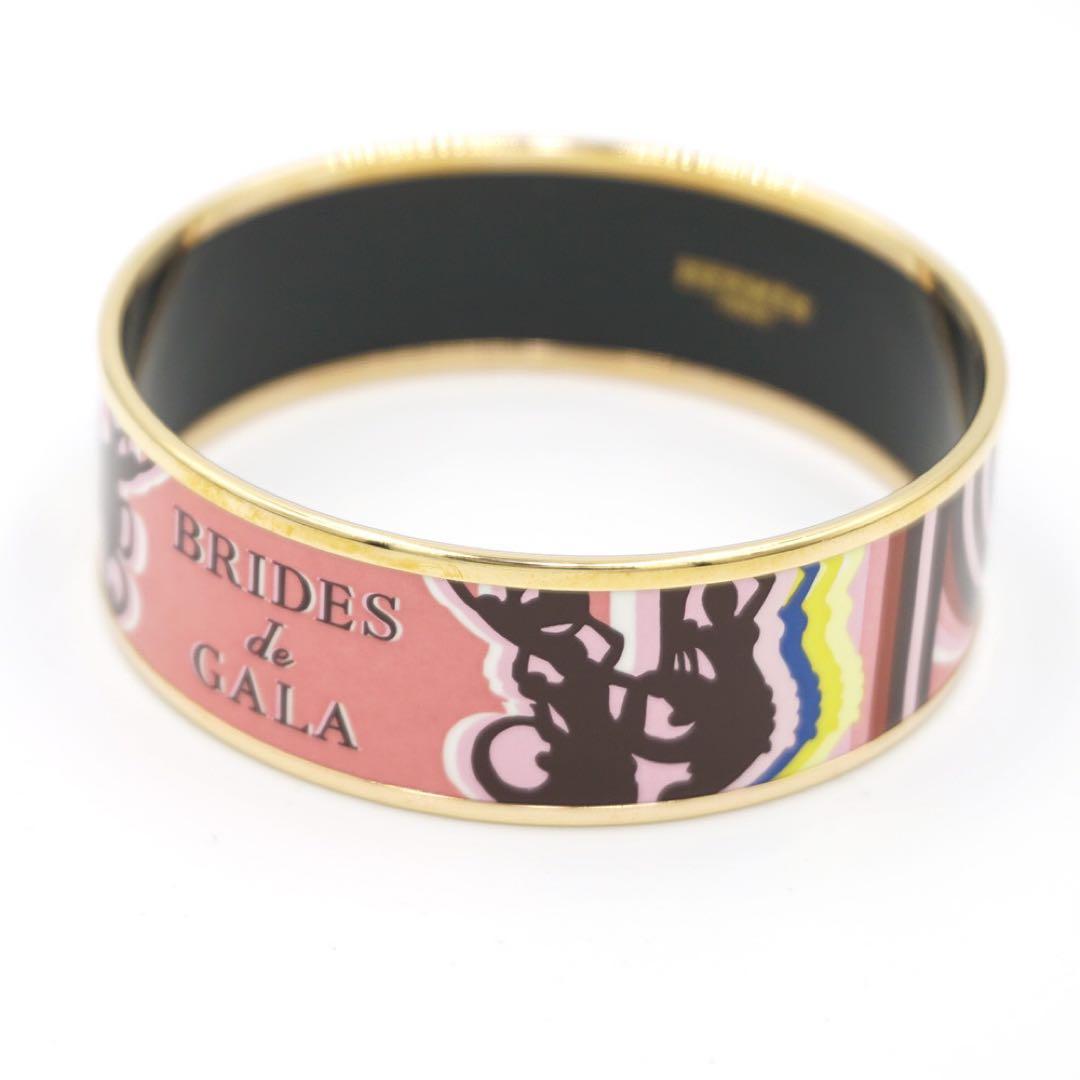 エルメス　バングル　未使用　ピンク　箱、袋付き