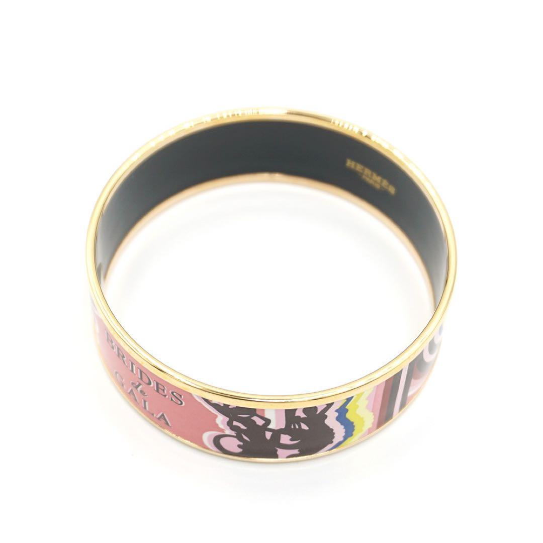 エルメス　バングル　未使用　ピンク　箱、袋付き