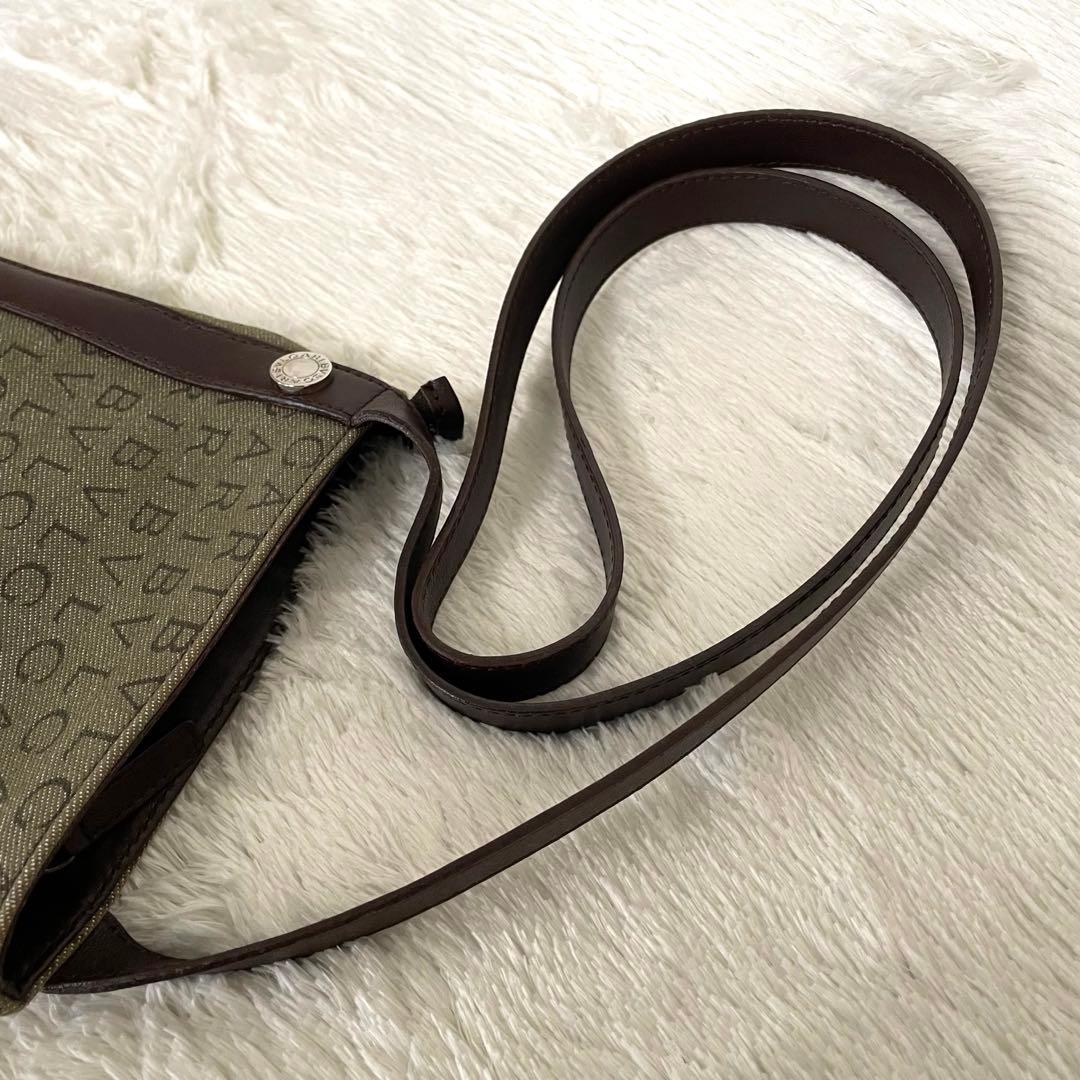 美品⭐️BVLGARI ロゴマニア ショルダーバッグ デニム レザー