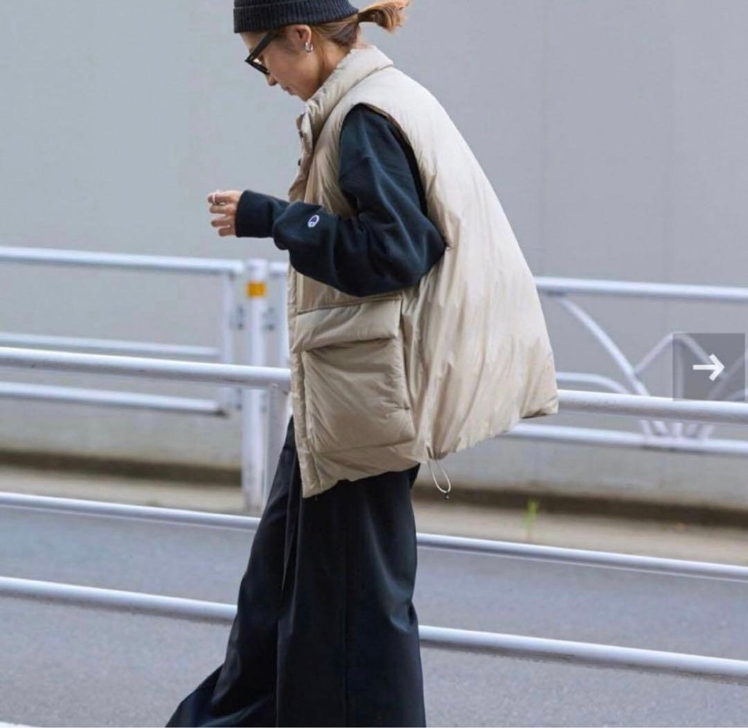 FRAMeWORK別注 goldwin ダウンベスト