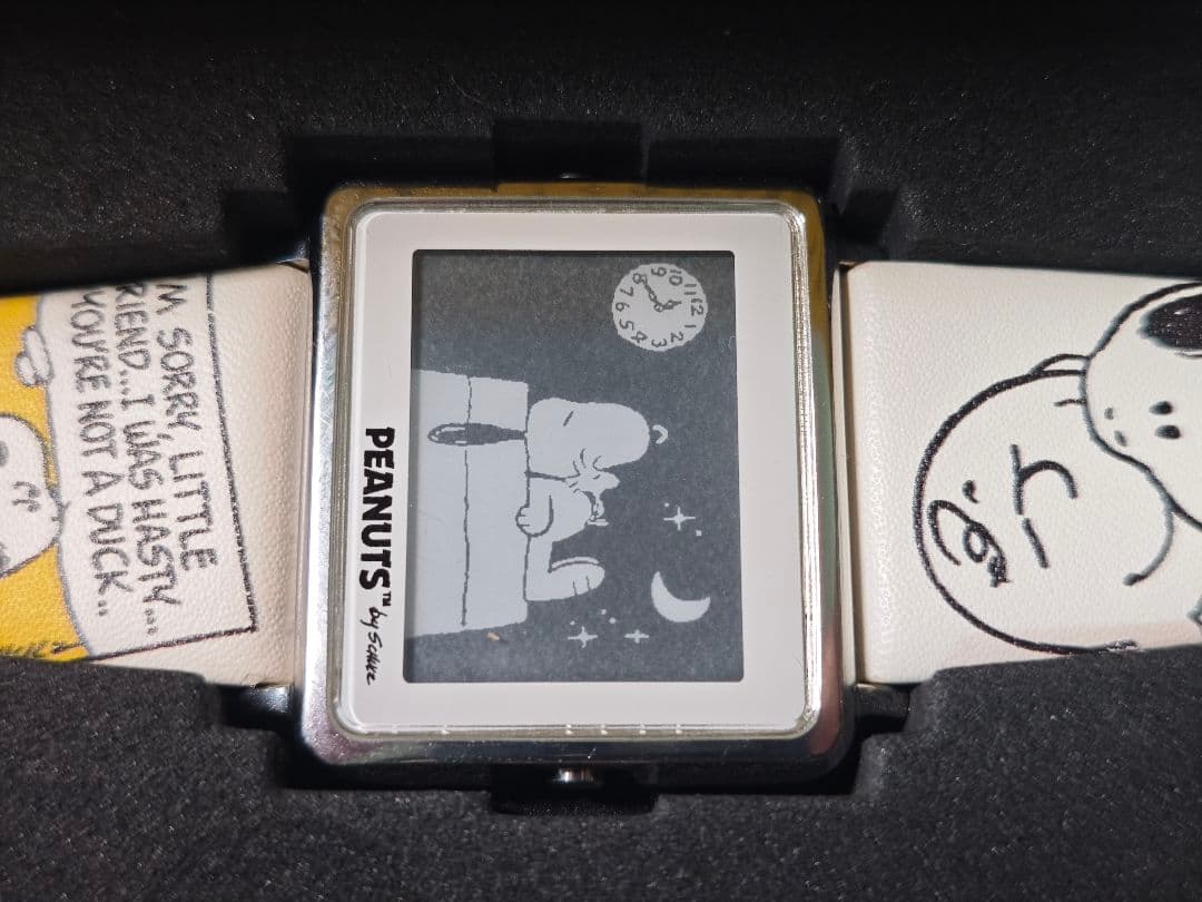 Smart Canvas 腕時計 デジタル ピーナッツ スヌーピー