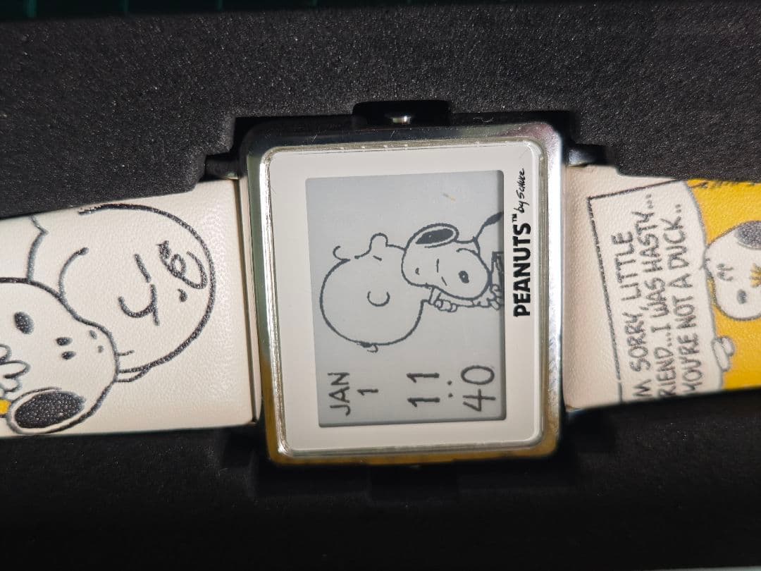 Smart Canvas 腕時計 デジタル ピーナッツ スヌーピー