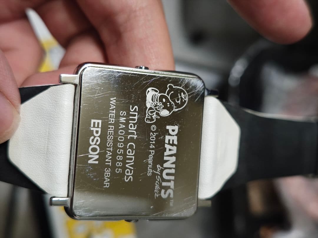 Smart Canvas 腕時計 デジタル ピーナッツ スヌーピー