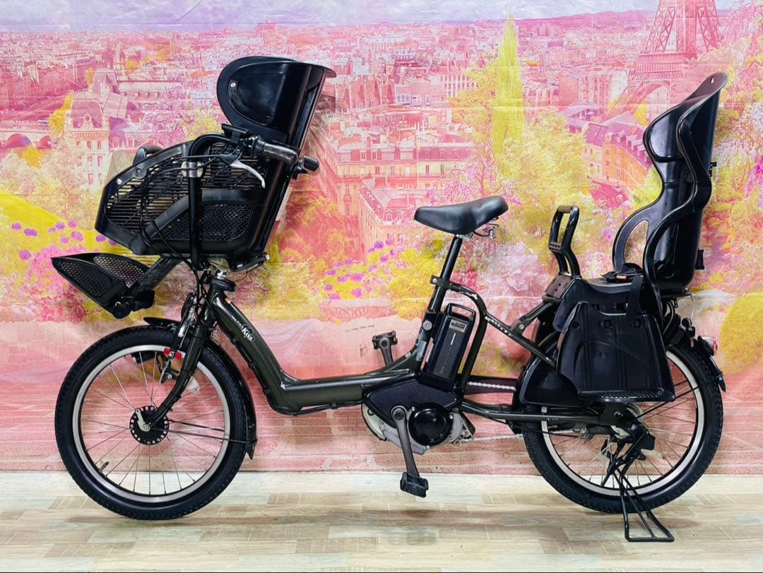 ZK3304 電動自転車 ヤマハ パスキス 子供乗せ 20インチ 送料無料
