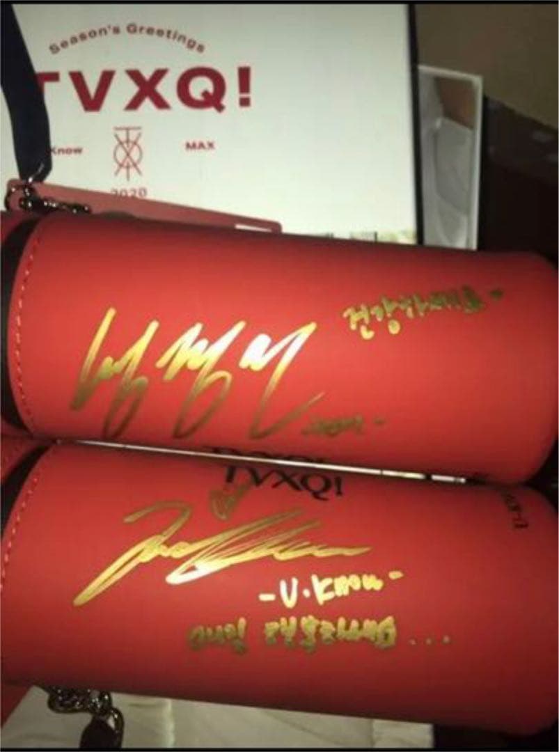 東方神起　サイン　直筆　公式折りたたみ傘　セット