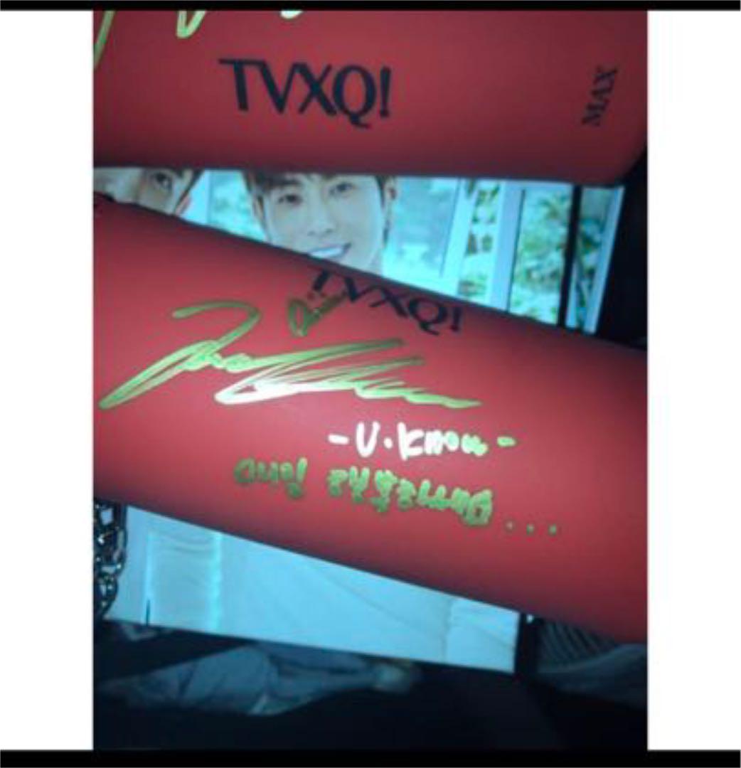 東方神起　サイン　直筆　公式折りたたみ傘　セット