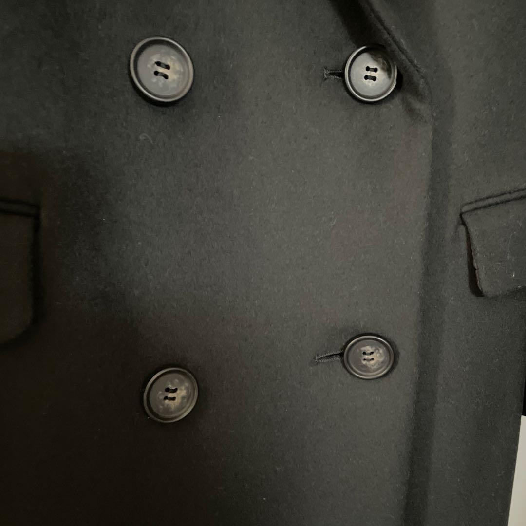 超美品　Theory セオリー　チェスター　コート　ブラック