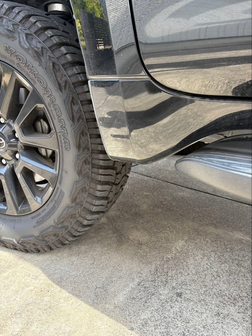 タ*ー様 RICK'S エアロマッドガード フロント リヤ ランクル150プラド