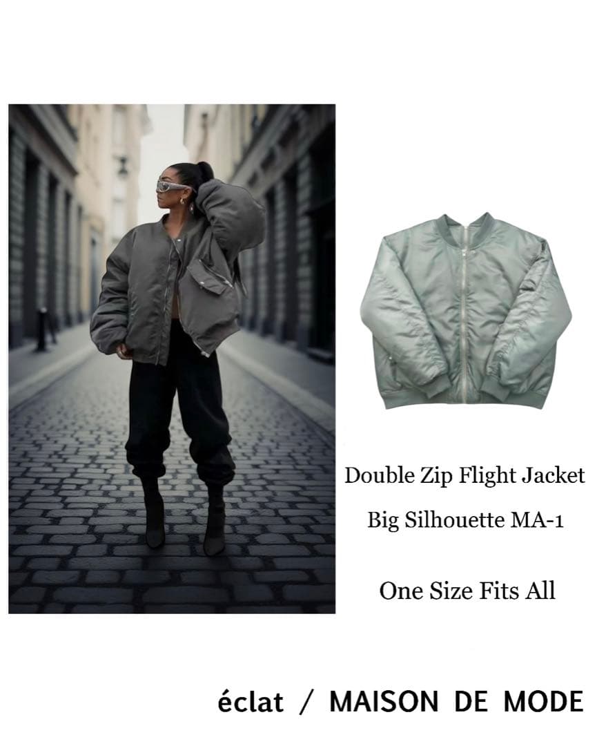 SALE最終日❗️韓国輸入品【GRAILZ】 MA-1 スーパービッグシルエット