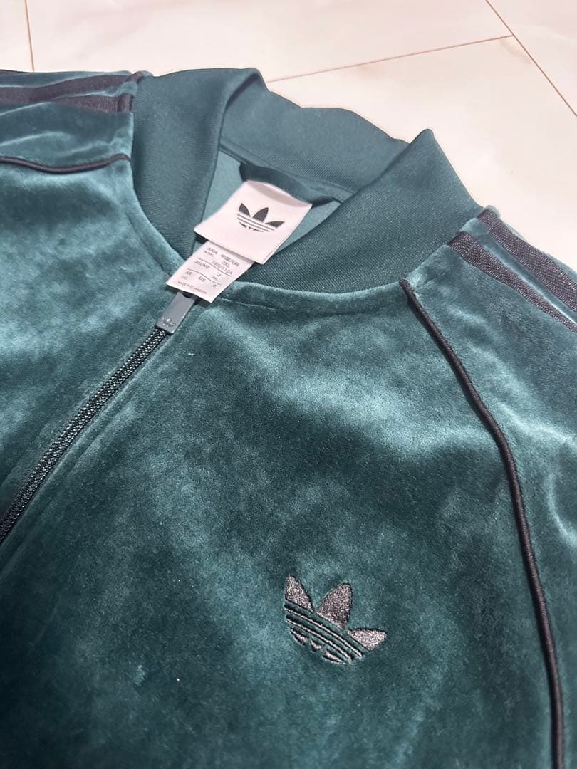 最終価格❗️adidas originals ベルベットジャージ （ベロア）極美品