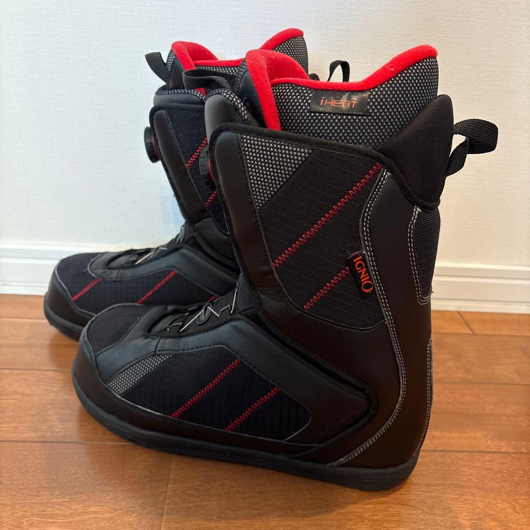 IGNIOスノーボードブーツ 黒　28cm