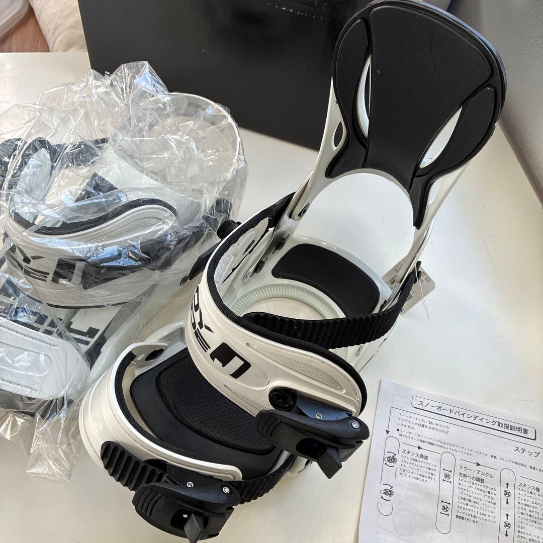 JOY RIDE スノーボードビンディング ホワイト