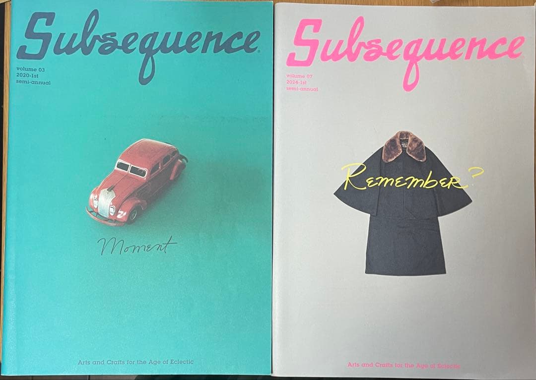 Subsequence Magazine 雑誌