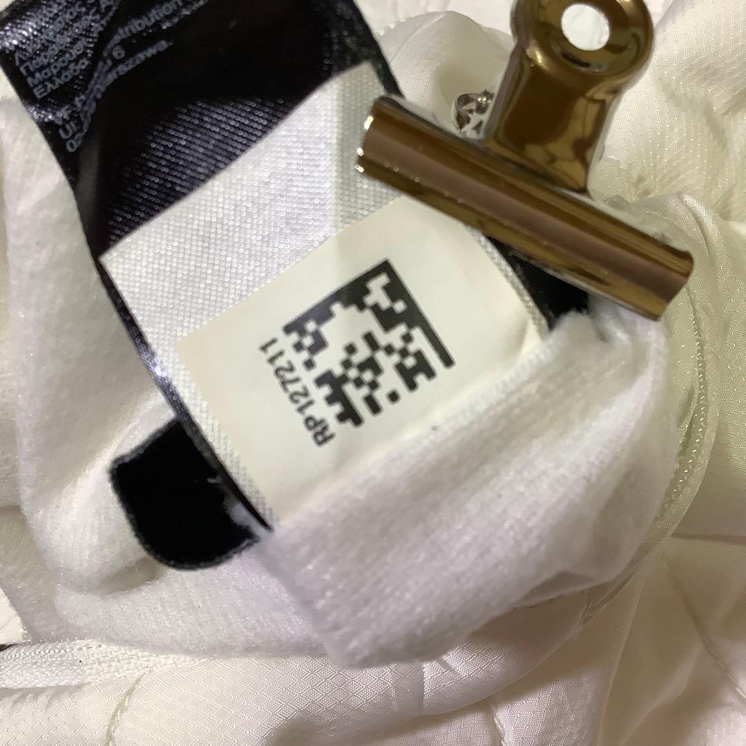 ○ノースフェイス リバーシブル 中綿 ボア ベスト 刺繍ロゴ ホワイト 白 L