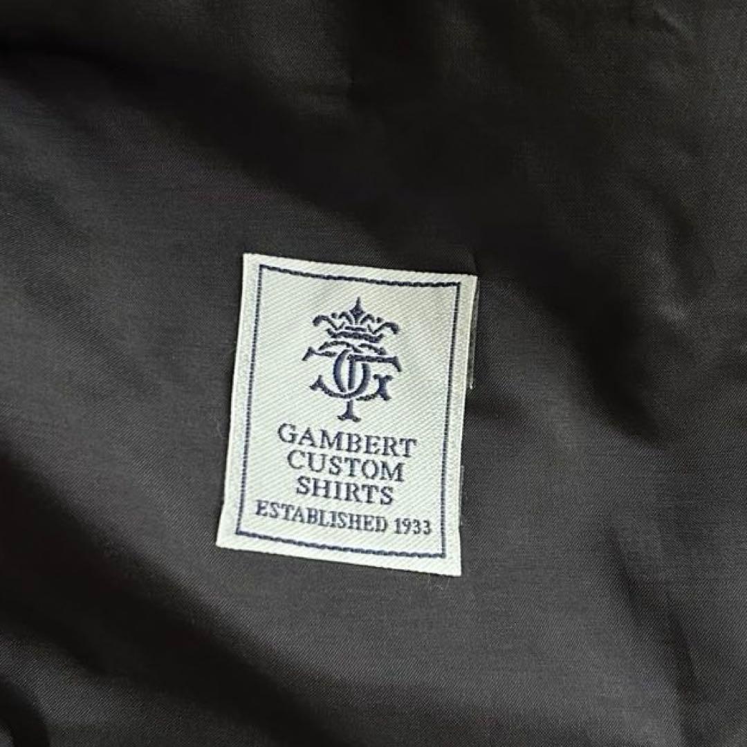 新品 GAMBERT CUSTOM SHIRTS 紺ブレ ブレザー