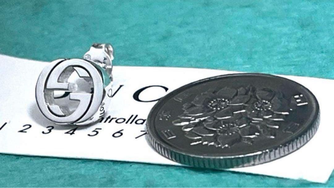 限界価格‼️GUCCI インターロッキングピアス　片耳‼️